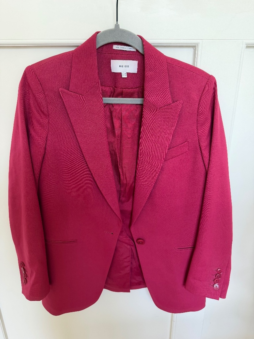 Reiss blazer - burgundy/pink